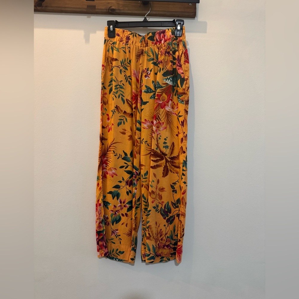 Vibrant Multicolor Floral Pants